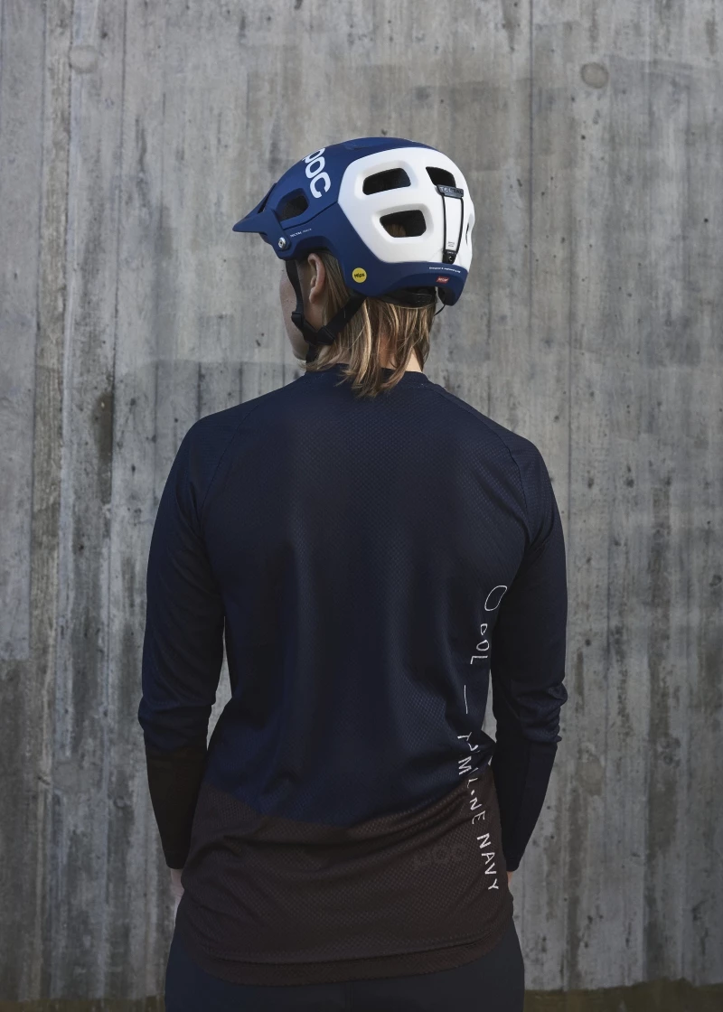 POC MTB Pure LS Turmalin Navy/Axinite Braun