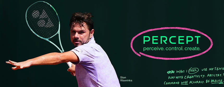 Stan Wawrinka und Yonex Percept