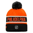 Wintermütze Fanatics  Authentic Pro Game & Train Cuffed Pom Knit Philadelphia Flyers