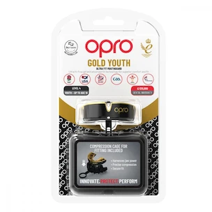 Zahnschutz Opro  GOLD Black/Gold Junior