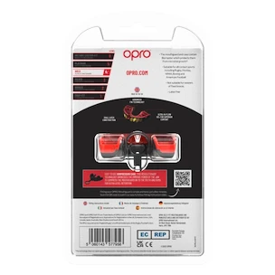Zahnschutz Opro  GOLD JAWZ Black/Red/Gold Senior