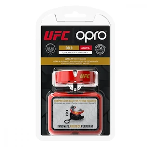 Zahnschutz Opro  GOLD UFC Red/Silver Senior