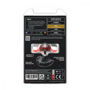 Zahnschutz Opro  GOLD UFC Red/Silver Senior