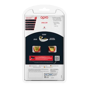 Zahnschutz Opro  INSTANT CUSTOM FIT JAWS Red/Gold Senior