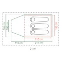 Zelte Coleman  Darwin 3   BlackOut