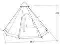 Zelte Easy camp  Moonlight Tipi Grey