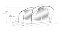 Zelte Outwell  Oakwood 3 Dark Leaf